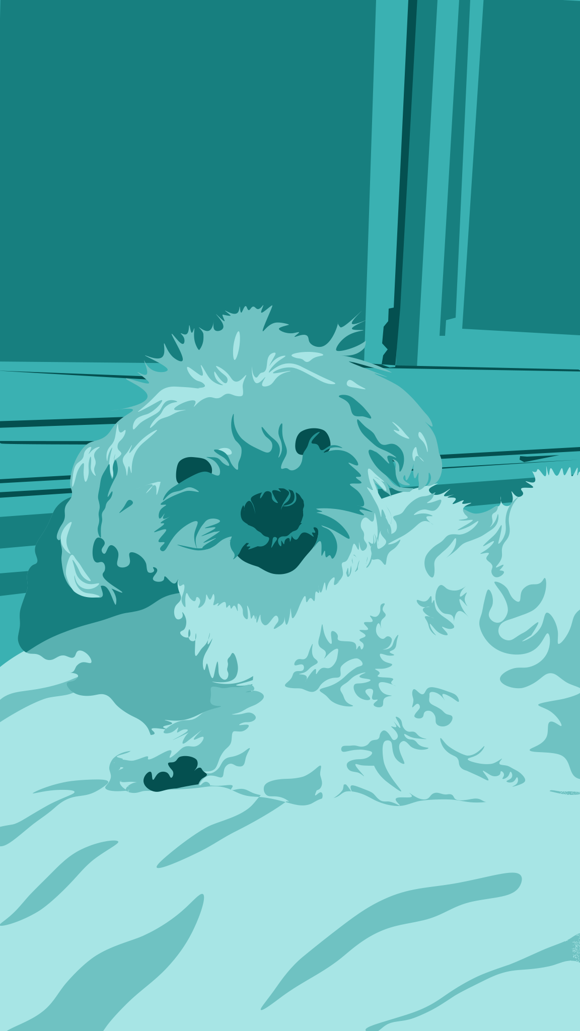 drawing of a maltese