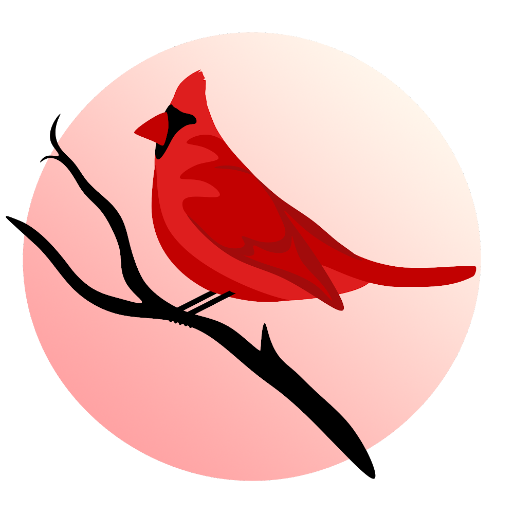 A Red Cardinal logo